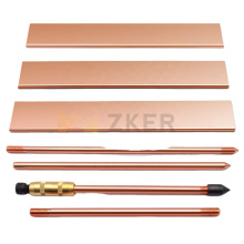 1/6 Free Sample 5/8-Inch by 8-Feet Copper Bonded Earth rod,Ground Rods For Electrical Industries